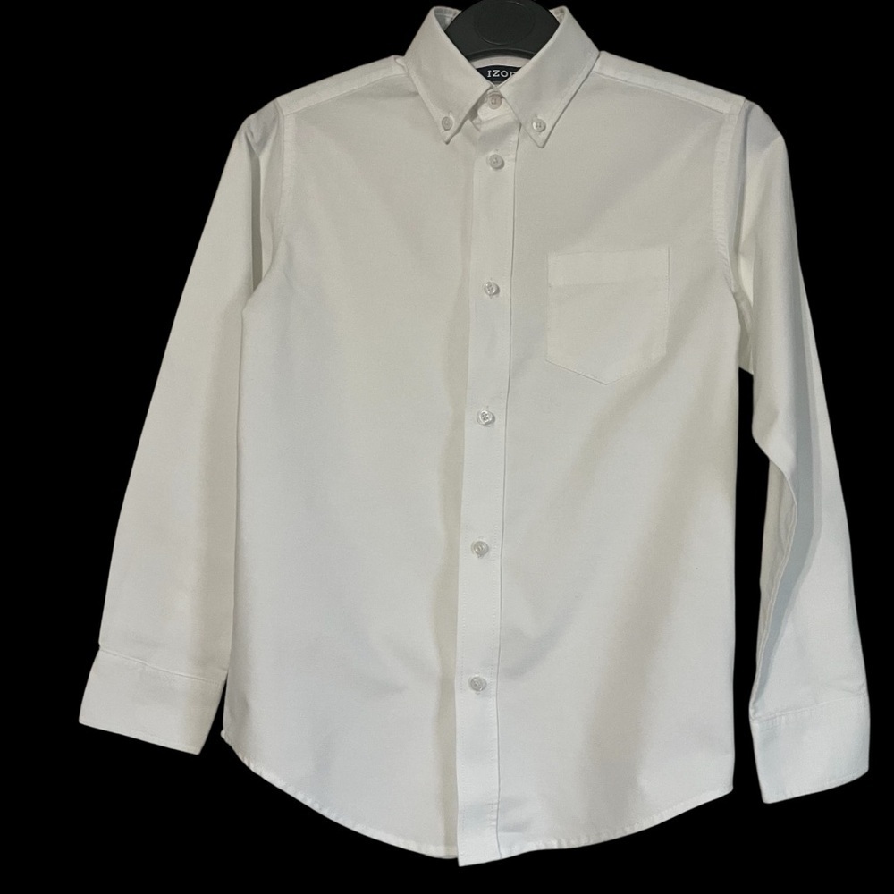 Izod Kids White Button Down Shirt